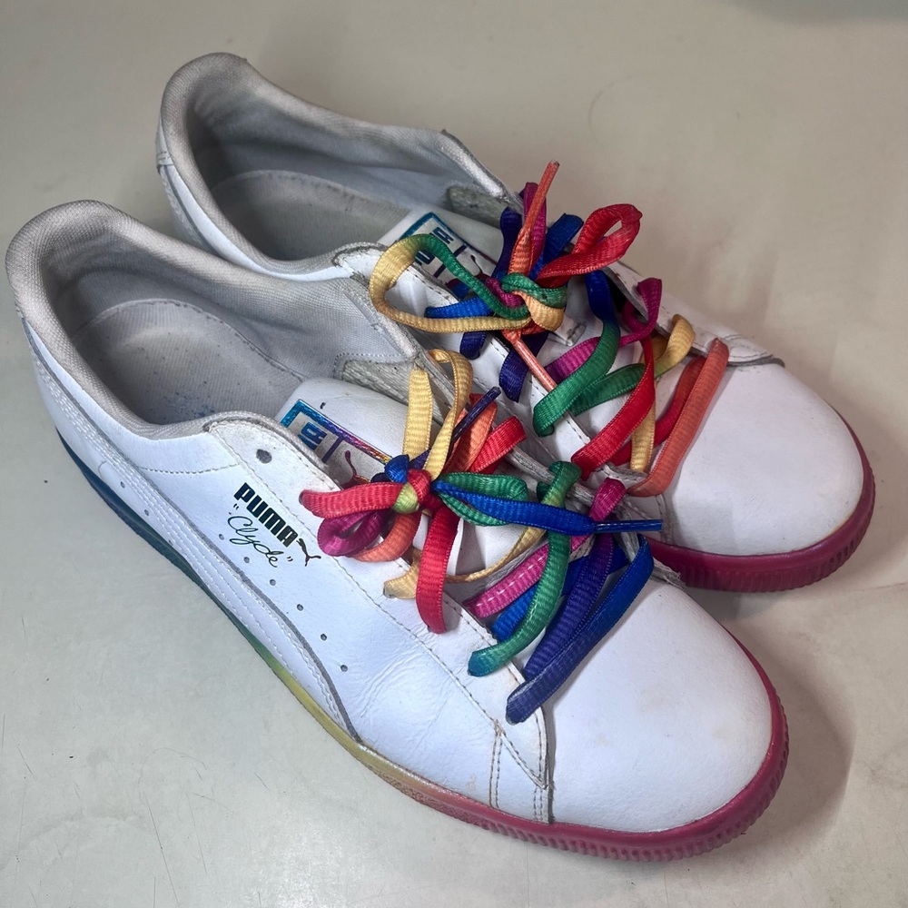 Puma Pride Sneakers with Rainbow Laces